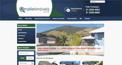Desktop Screenshot of malletimoveis.com.br
